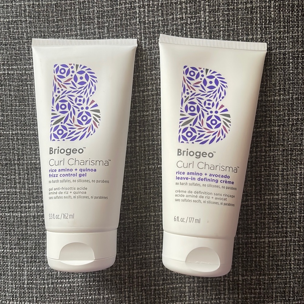 Briogeo Curl Charisma Control gel and defining cream